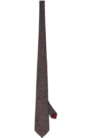 corneliani Tilbehør, Herre, Lilla, ONE SIZE, Silke Strik Slips