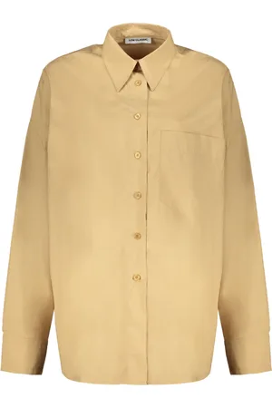 Low Classic Bluser & Skjorter, Dame, , S, Bomuld, Bomuldsskjorte med forlomme