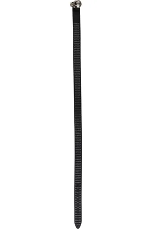 Alexander McQueen Tilbehør, Herre, Sort, 110 CM, Læder, Klassisk Læderbælte 100% Kalv