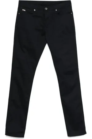 Emporio Armani Bukser, Herre, Sort, W31, Uld, Stilfulde lommebukser