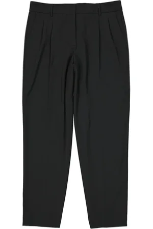 BLANCA Bukser, Herre, Sort, S, Polyester, Bredbenede bukser med lommer og bæltestropper