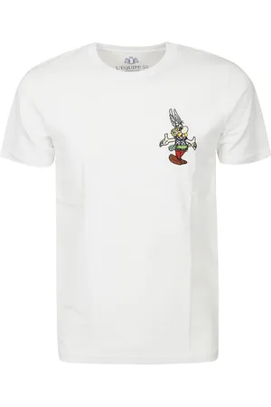 Equipe 55 Top, Herre, Hvid, S, Bomuld, Kortærmet bomuldst-shirt med tryk
