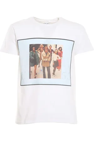 Equipe 55 Top, Herre, Hvid, S, Bomuld, Elite55 Hvid Bomuld T-shirt med Frontprint