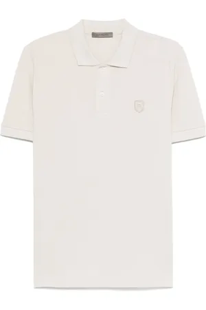 corneliani Top, Herre, , 2XL, Bomuld, Pima Bomuld Polo Skjorte