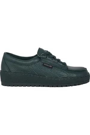 Mephisto Sko, Dame, Grøn, 35 1/2 EU, Læder, Grønne blonder sko til kvinder