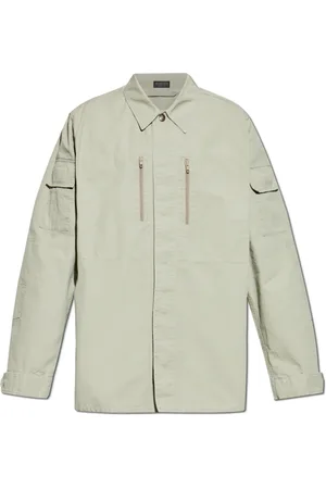Balenciaga Jakke, Herre, Grøn, M, Bomuld, Jakke med lommer