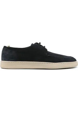 Officine creative Sko, Herre, Blå, 44 EU, Suede, Suede Derby Sko