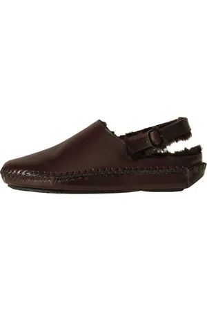Hereu Sko, Dame, Brun, 38 EU, Læder, Shearling Sandaler