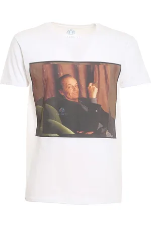 Equipe 55 Top, Herre, Hvid, M, Bomuld, Hvid Bomuld T-shirt med Front Print