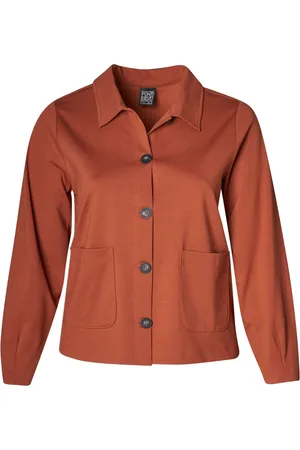 Pont Neuf Jakke, Dame, Brun, S, Tyl, Rust Casual Jakke med Elastan