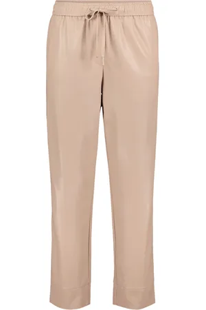Betty & Co Bukser, Dame, , 3XL, Uld, Bukser med bindebælte