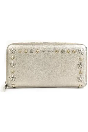 Jimmy Choo Pre-owned, Dame, Gul, ONE SIZE, Uld, Pre-owned Laeder punge