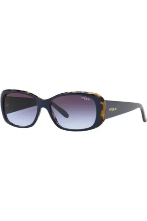 vogue Tilbehør, unisex, Blå, 55 MM, Uld, Stilfulde solbriller med unikt design