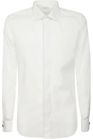 Xacus Skjorte, Herre, Hvid, 3XL, Bomuld, Hvid Bomuldsskjorte med Krave og Manchetter