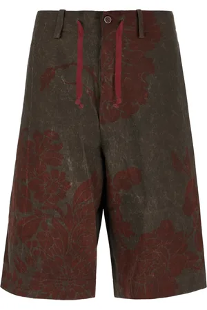 UMA WANG Shorts, Herre, Brun, L, Uld, Bermuda Sko til et stilfuldt look