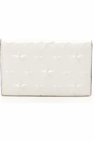 Jimmy Choo Pre-owned, Dame, Hvid, ONE SIZE, Tyl, Pre-owned Laeder punge