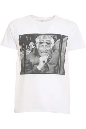 Equipe 55 Top, Herre, Hvid, M, Bomuld, Elite55 Hvid Bomuld T-shirt med Front Print