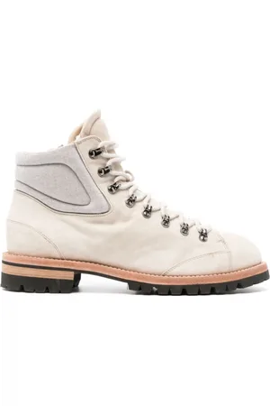 ELEVENTY Sko, Herre, Hvid, 45 EU, Suede, Suede Ankelstøvler