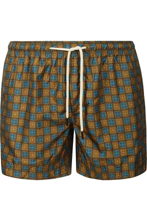 PENINSULA Badetøj, Herre, Flerfarvet, XL, Polyester, Blå Porto Azzurro Badebukser