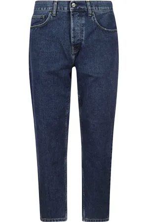 Carhartt Jeans, Herre, Blå, W30, Denim, Blå denim bukser med lommer