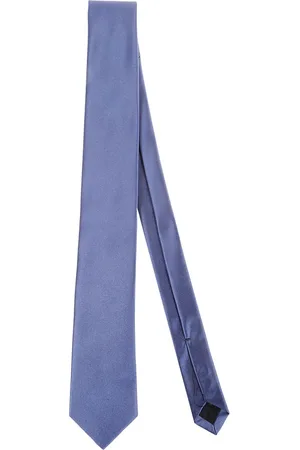 Errico Formicola Tilbehør, Herre, Blå, ONE SIZE, Håndsyet Slips