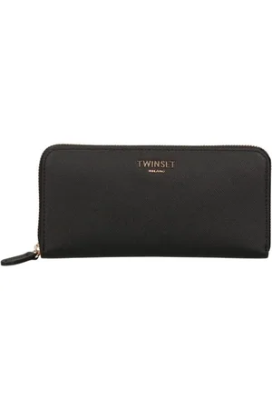 Twin-Set Tilbehør, Dame, Sort, ONE SIZE, Zip Around Pung Art. 251Tb7276