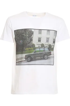 Equipe 55 Top, Herre, Hvid, M, Bomuld, Elite55 Hvid Bomuld T-shirt med Print