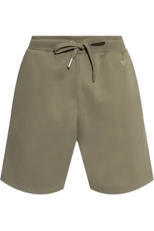 Ami Shorts, Herre, Grøn, S, Bomuld, Logo Shorts