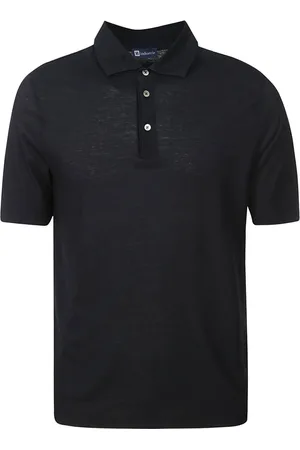 hindustrie Top, Herre, Blå, 5XL, Bomuld, Blå Bomuld Polo Skjorte Knap Lukning