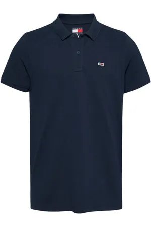 Tommy Hilfiger Top, Herre, Blå, M, Bomuld, Bomuld Polo Shirt Kollektion
