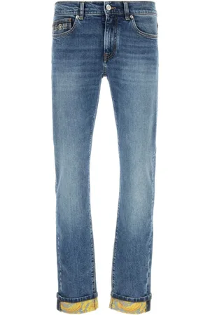 VERSACE Jeans, Herre, Blå, W31, Denim, Stræk Denim Jeans