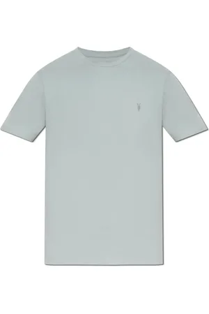 AllSaints Top, Herre, Blå, M, Bomuld, T-shirt 