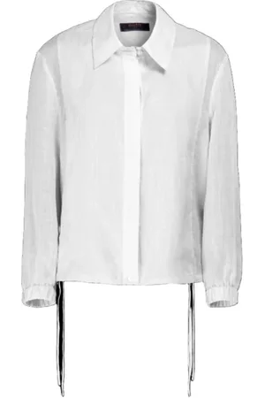 MOORER Bluser & Skjorter, Dame, Hvid, 2XS, Uld, Eliza Skjorte
