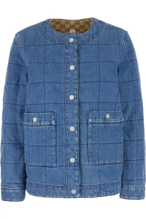 Gucci Jakke, Dame, Blå, XS, Uld, Stilfulde Jakker til Mænd og Kvinder