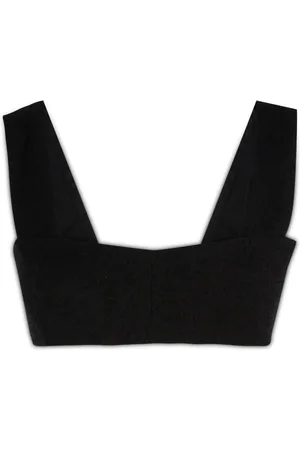 Patou Top, Dame, Sort, XS, Uld, Stilfuld TOP til et trendy look