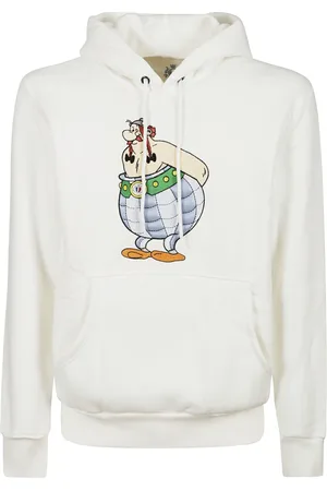 Equipe 55 Sweathshirts & Hoodies, Herre, Hvid, M, Bomuld, Komfortabel hættetrøje med kængurulommer