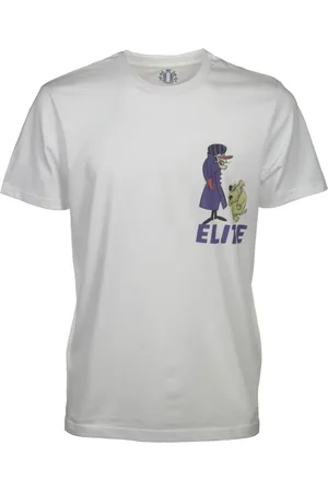 Equipe 55 Top, Herre, Hvid, S, Bomuld, Elite Bomuld T-shirt med Frontal Print