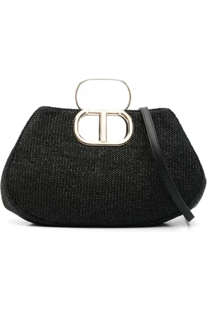 Twin-Set Taske, Dame, Sort, ONE SIZE, Uld, Sorte tasker til et stilfuldt look