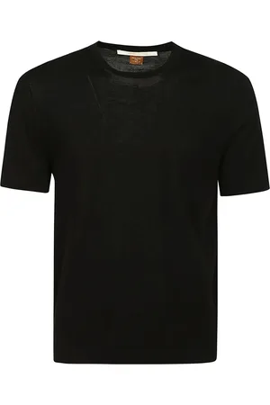 hindustrie Top, Herre, Sort, S, Bomuld, Sort Halværmet Letvægt T-Shirt