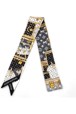 LOUIS VUITTON Pre-owned, Dame, Flerfarvet, ONE SIZE, Tyl, Pre-owned Silke trklaeder