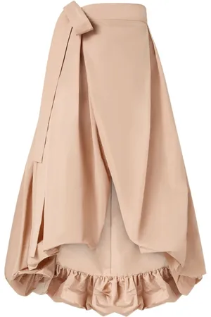 Pinko Nederdel, Dame, Lyserød, S, Side Tie Front Slit Nederdel