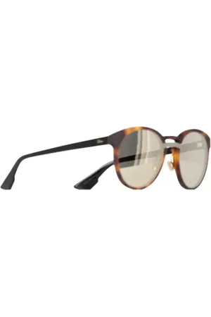 Dior Pre-owned, Dame, Brun, ONE SIZE, Tyl, Pre-owned Acetat solbriller