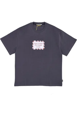 IUTER Top, Herre, Sort, S, Bomuld, Fremtidig Tee Kortærmet Bomuldst-shirt