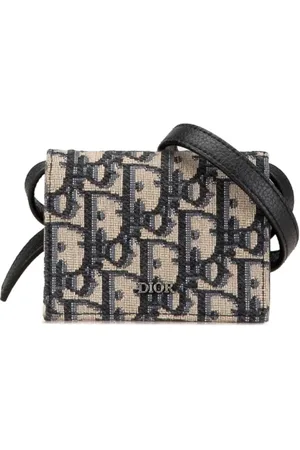 Dior Pre-owned, Dame, Flerfarvet, ONE SIZE, Uld, Pre-owned Laeder crossbody-tasker