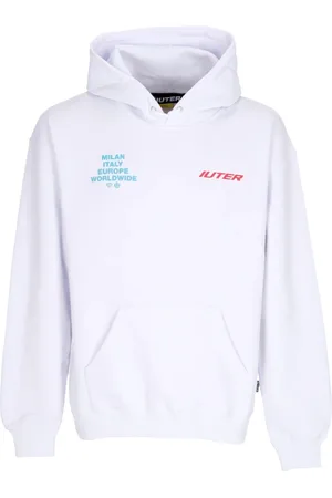 IUTER Sweathshirts & Hoodies, Herre, Hvid, XL, Bomuld, Hvid Cupid Hættetrøje Sweatshirt