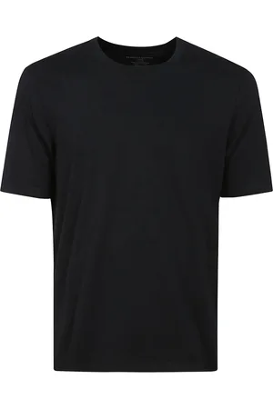 Majestic Top, Herre, Blå, M, Bomuld, Halværmet bomuldst-shirt