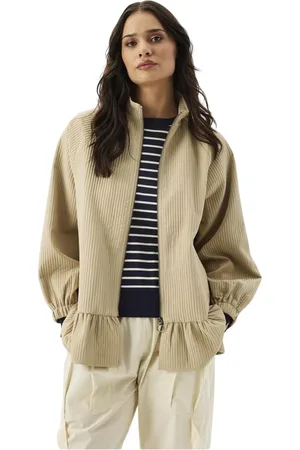 In Front Jakke, Dame, , 2XL, Uld, Elegant Sand Blazer Jakke