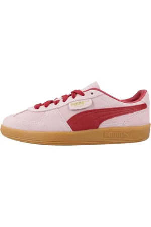 PUMA Sko, Dame, Lyserød, 38 1/2 EU, Uld, Stilfulde Sneakers Palermo