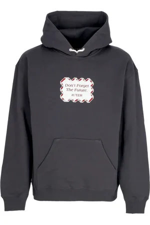 IUTER Sweathshirts & Hoodies, Herre, Sort, M, Bomuld, Fremtidig hættetrøje med frontlomme