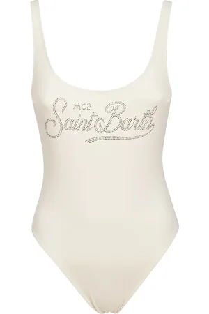 MC2 SAINT BARTH Badetøj, Dame, , S, Front Print Logo Detail Badedragt